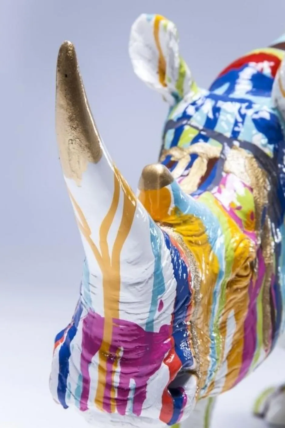 Clearance Decofiguur Rhino Colore 26cm Opbergers|Woondecoratie