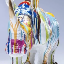 Clearance Decofiguur Rhino Colore 26cm Opbergers|Woondecoratie