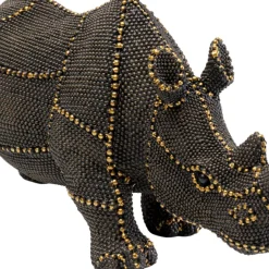 Clearance Decofiguur Rhino Rivets Pearls 26cm Woondecoratie