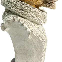 Hot Decofiguur Sir Leopard Wit Opbergers|Woondecoratie