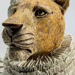 Hot Decofiguur Sir Leopard Wit Opbergers|Woondecoratie