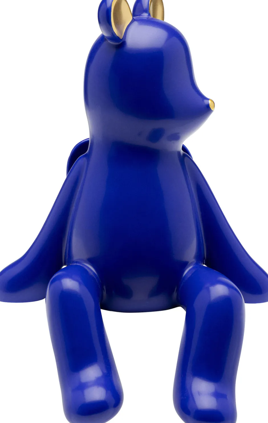 Fashion Decofiguur Sitting Bear Blue 20cm Opbergers|Woondecoratie