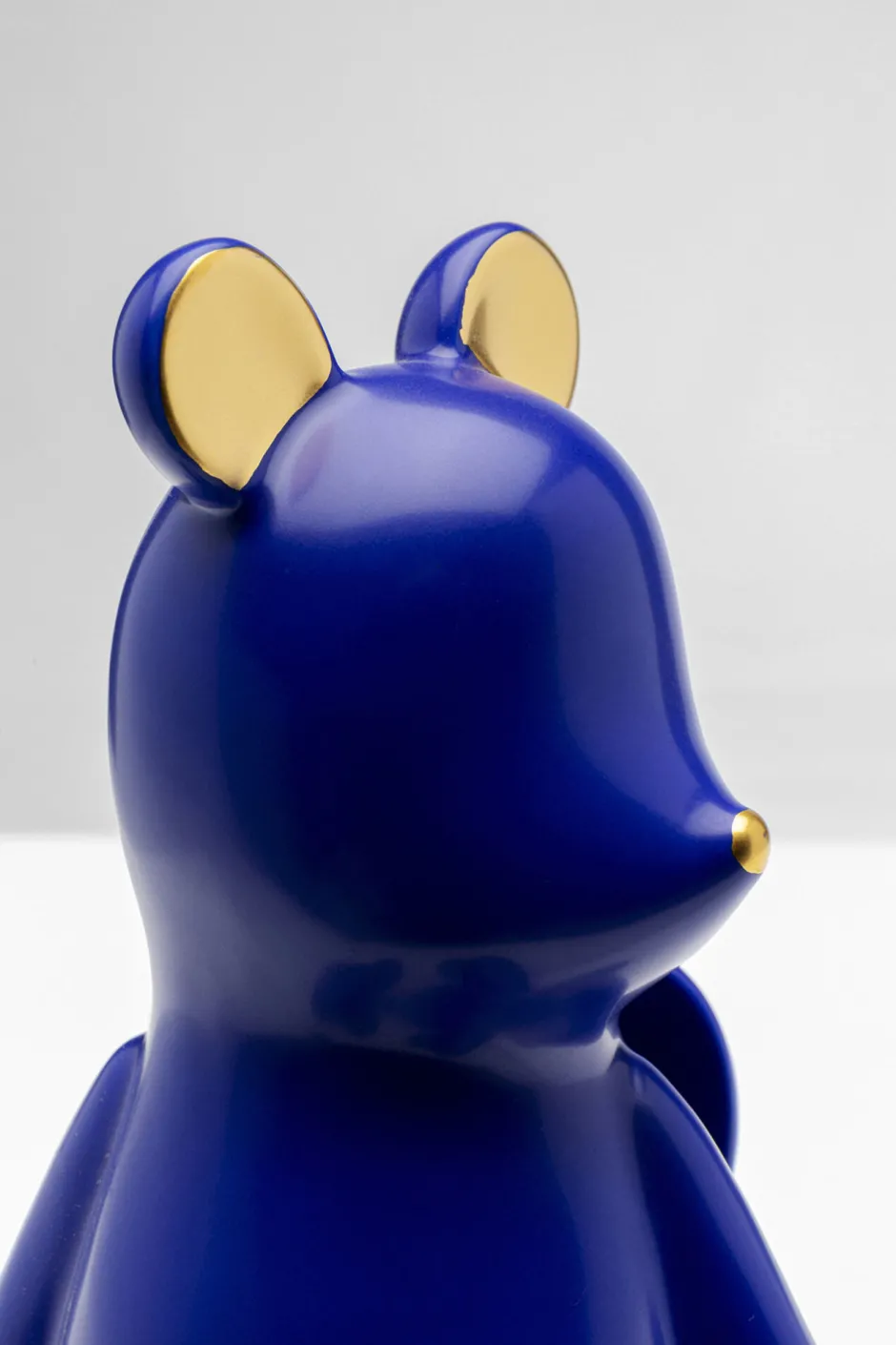 Fashion Decofiguur Sitting Bear Blue 20cm Opbergers|Woondecoratie