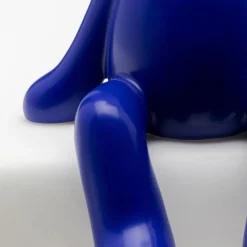 Fashion Decofiguur Sitting Bear Blue 20cm Opbergers|Woondecoratie