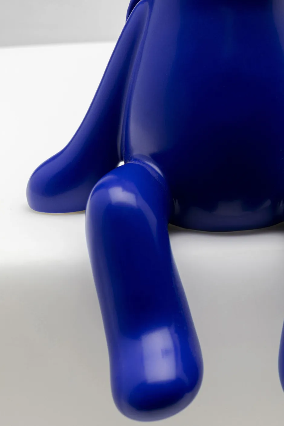 Fashion Decofiguur Sitting Bear Blue 20cm Opbergers|Woondecoratie