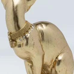Discount Decofiguur Sitting Cat Audrey Gold 27cm Opbergers|Woondecoratie