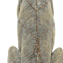Discount Decofiguur Sitting Leopard Pearls 42cm Opbergers|Woondecoratie