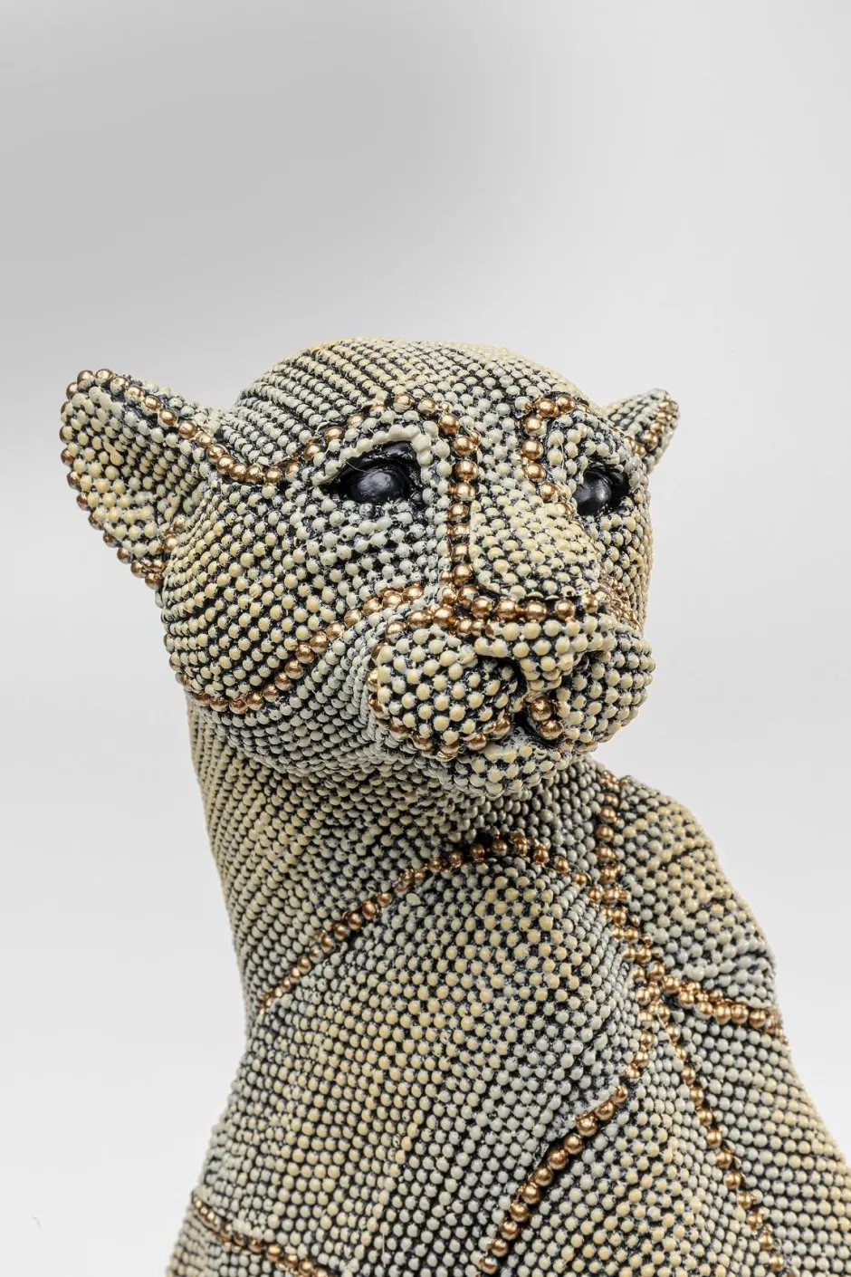Discount Decofiguur Sitting Leopard Pearls 42cm Opbergers|Woondecoratie