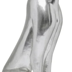 Sale Decofiguur Sitting Leopard Silver 150cm Opbergers|Woondecoratie
