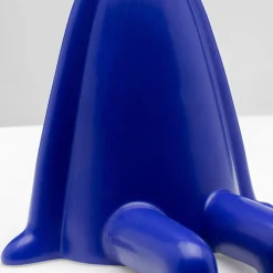 Fashion Decofiguur Sitting Rabbit Blue 35cm Opbergers|Woondecoratie
