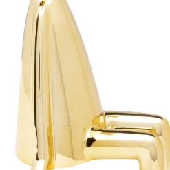 Fashion Decofiguur Sitting Rabbit Gold 35cm Opbergers|Woondecoratie