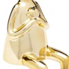 Fashion Decofiguur Sitting Rabbit Heart Gold 29cm Opbergers|Woondecoratie