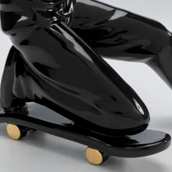 Shop Decofiguur Skating Astronaut Black 21cm Opbergers|Tuinmeubelen