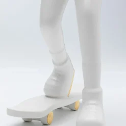 Best Decofiguur Skating Astronaut White 33cm Opbergers|Woondecoratie