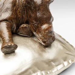 Shop Decofiguur Sleeping Rhino 37cm Kasten|Tuinmeubelen