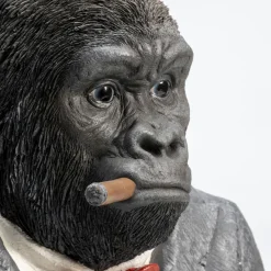 Fashion Decofiguur Smoking Gorilla Opbergers|Woondecoratie