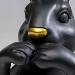 Cheap Decofiguur Sweet Rabbit Black 31cm Opbergers|Woondecoratie