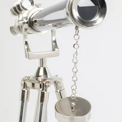 Flash Sale Decofiguur Telescope Silver 125cm Opbergers|Woondecoratie
