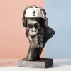 Hot Decofiguur Thinking Gorilla Head Opbergers|Woondecoratie