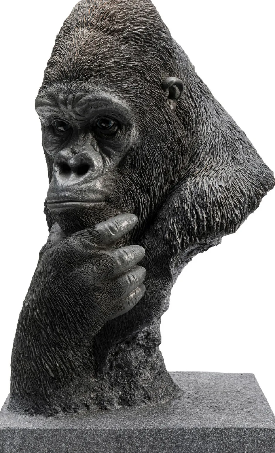 Hot Decofiguur Thinking Gorilla Head Opbergers|Woondecoratie