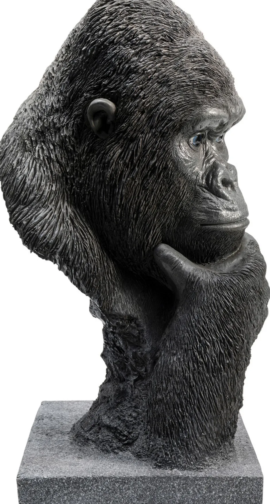 Hot Decofiguur Thinking Gorilla Head Opbergers|Woondecoratie
