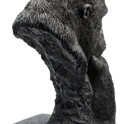 Hot Decofiguur Thinking Gorilla Head Opbergers|Woondecoratie