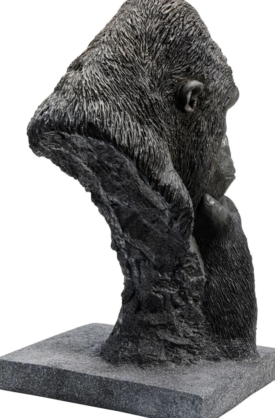 Hot Decofiguur Thinking Gorilla Head Opbergers|Woondecoratie