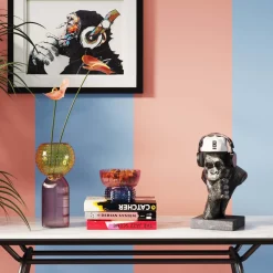 Hot Decofiguur Thinking Gorilla Head Opbergers|Woondecoratie