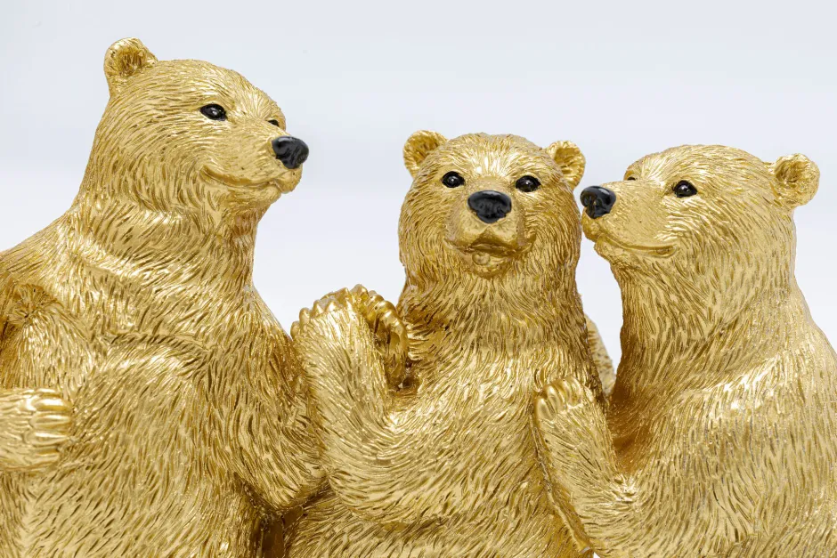 Discount Decofiguur Tipsy Dancing Bears 14cm Opbergers|Woondecoratie