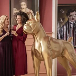 Fashion Decofiguur Toto XL Goud Opbergers|Woondecoratie