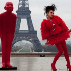 Cheap Decofiguur Welcome Guests Rood XL Opbergers|Woondecoratie