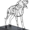 Shop Decofiguur Wire Attack Dog 36cm Opbergers|Woondecoratie