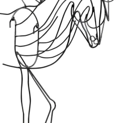 Store Decofiguur Wire Horse 51cm Woondecoratie|Tuinmeubelen