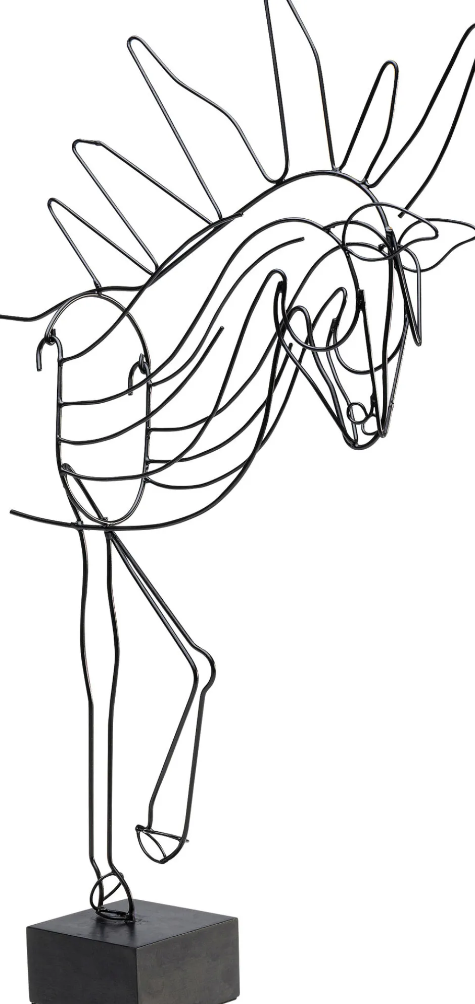 Store Decofiguur Wire Horse 51cm Woondecoratie|Tuinmeubelen