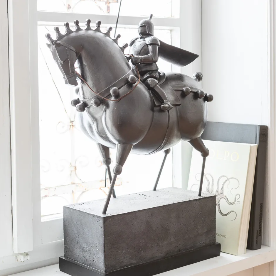 Fashion Decofiguur Zwarte Ridder Opbergers|Woondecoratie