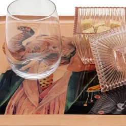 Store Dienblad Elephant 27x27cm Servies & Tafelaccessoires|Kasten