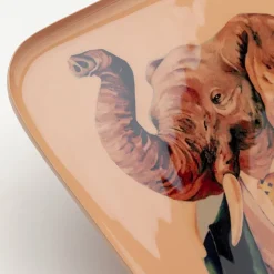 Store Dienblad Elephant 27x27cm Servies & Tafelaccessoires|Kasten