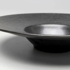 Outlet Diep Bord Cosmos Black 27cm Servies & Tafelaccessoires