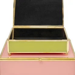 Shop Doos Neomi Green Pink (Set Van 2) Opbergers|Kasten