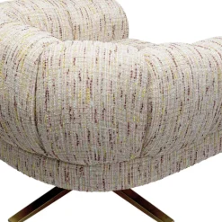 Outlet Draaibare Fauteuil Janno Beige Kasten|Fauteuils