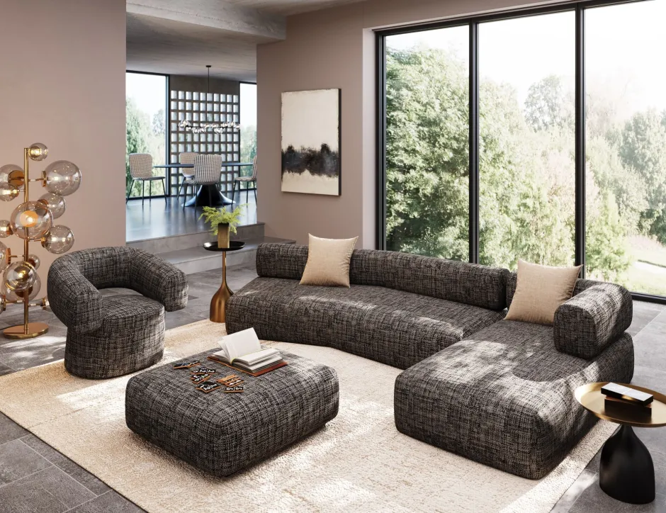 New Draaibare Fauteuil Maye Bow Kasten|Fauteuils