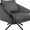 Cheap Draaibare Fauteuil Milo Grey Fauteuils
