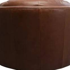 Store Draaibare Fauteuil Music Hall Leather Brown Kasten|Fauteuils