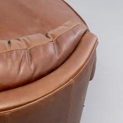 Store Draaibare Fauteuil Music Hall Leather Brown Kasten|Fauteuils