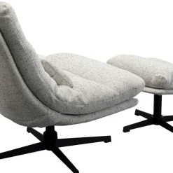 Cheap Draaifauteuil + Hocker Columbia Kasten|Fauteuils