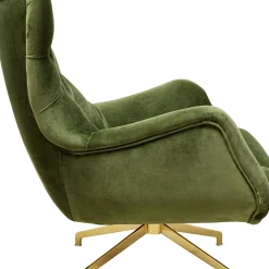 Cheap Draaifauteuil Bellissima Velvet Green Kasten|Fauteuils