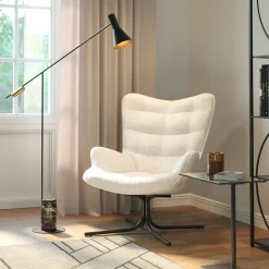Fashion Draaifauteuil Oscar Boucle Cream Kasten|Fauteuils
