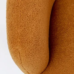 Online Draaifauteuil Peony Fuzzy Brown Kasten|Fauteuils