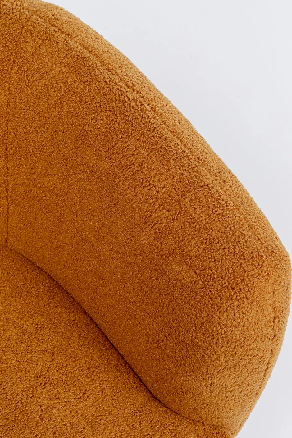 Online Draaifauteuil Peony Fuzzy Brown Kasten|Fauteuils