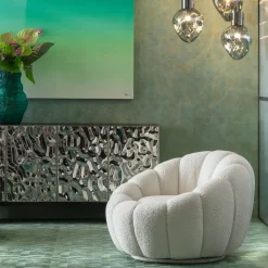 Online Draaifauteuil Peppo Bloom White Kasten|Fauteuils